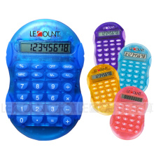 8 chiffres Calculatrice portable de petite taille avec couleurs transparentes facultatives (LC555)